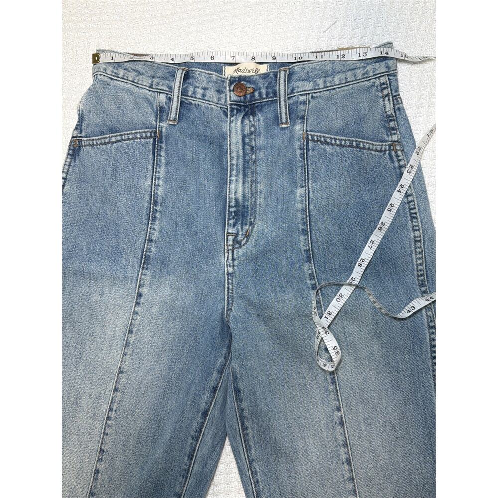 Madewell Womens 28 11" High Rise Flare Annapolis Seamed Jeans 28x32 - Picture 6 of 9